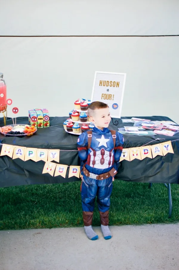 Superhero birthday party