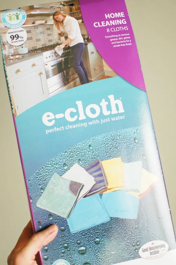 Spring cleaning tips using e-cloths instead of chemicals.