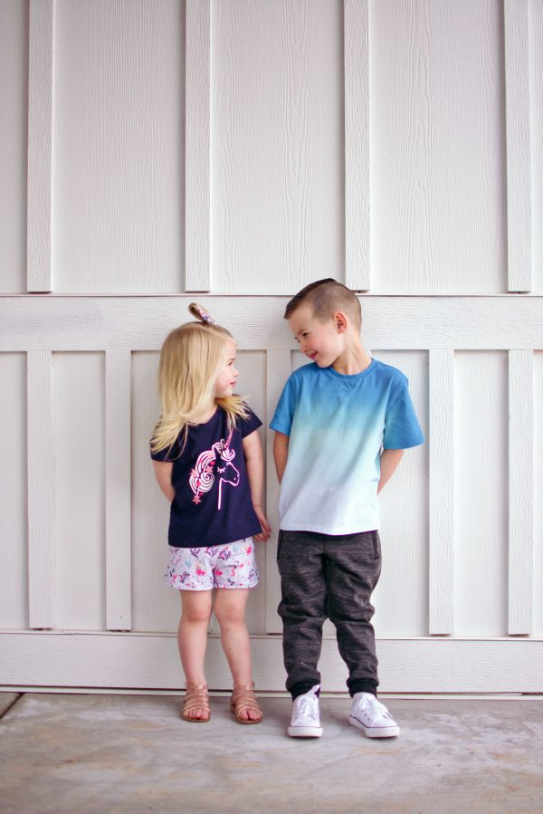 Brother and sister look so cute in their kid clothes from Stitch Fix!