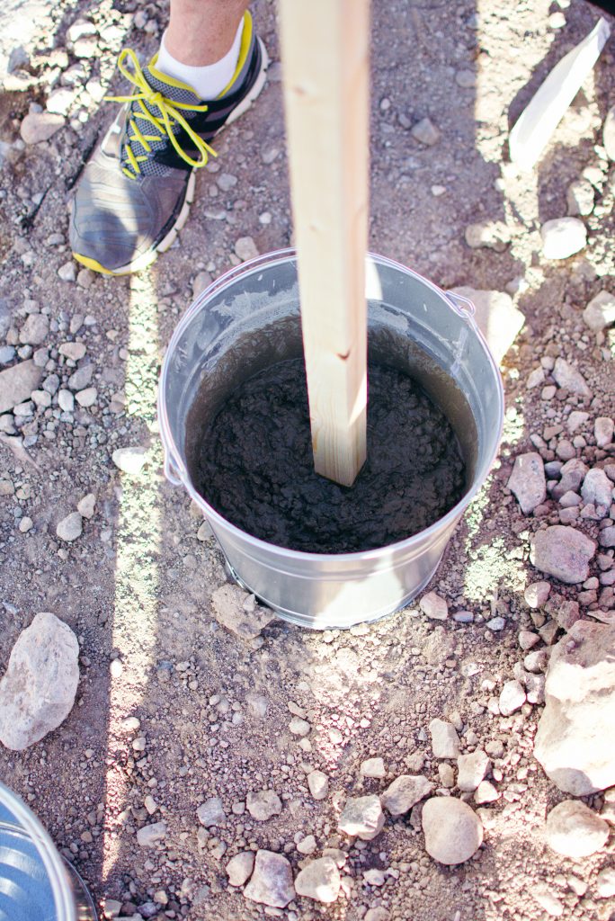 Build your own fire pit following these instructions.