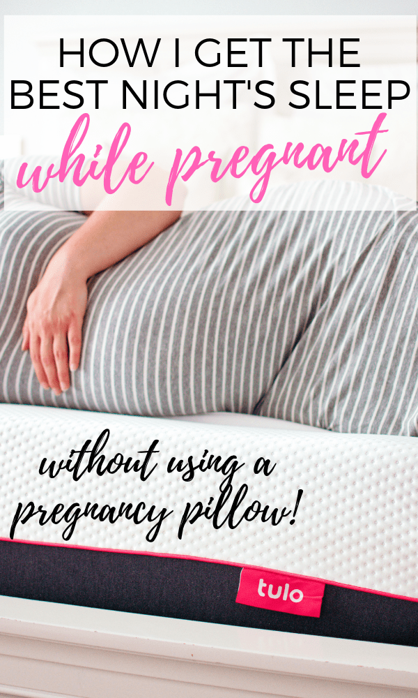If you’re having problems with pregnancy sleeping, this is one of the best tips and hacks out there!