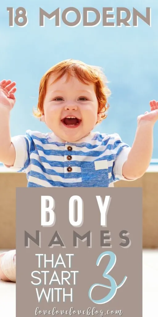 Pinterest graphic with text and happy baby boy.