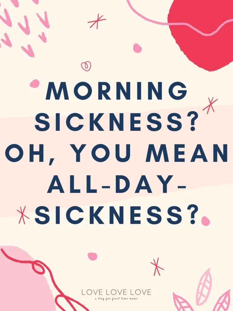 Inspirational quote about morning sickness.