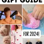 Pinterest graphic with text that reads "The Ultimate Valentine's Day Gift Guide for 2023" and a collage of gift ideas.
